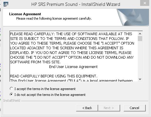 srs premium sound download